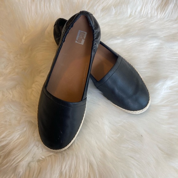 FitFlop Siren Espadrilles Brand New Size 7.5 Black - Picture 5 of 12